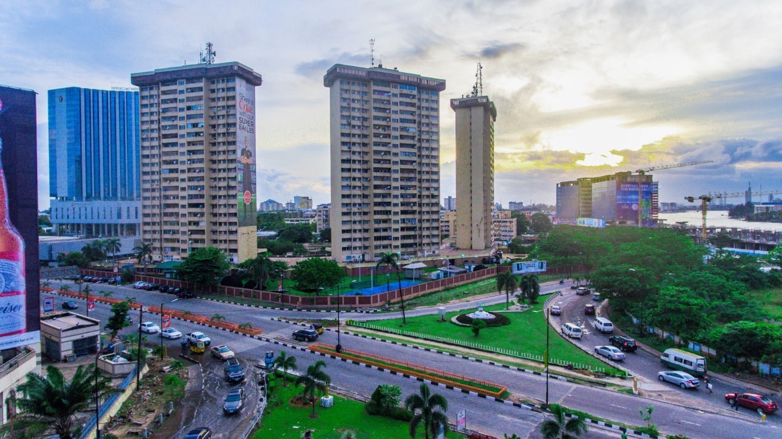 Victoria Island Arial View